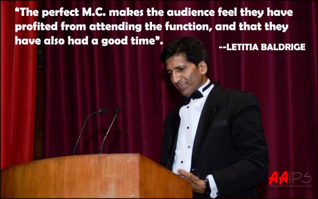 30. Duties of Master of Ceremony