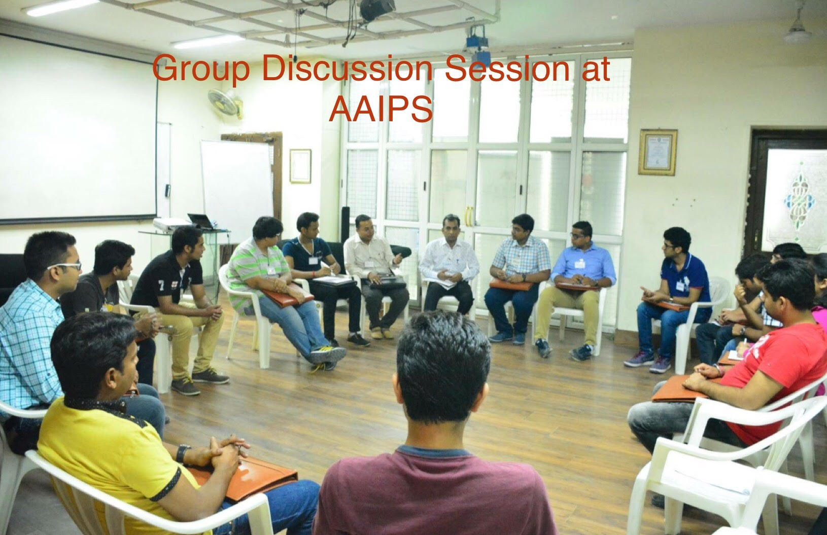 Group Discussion Session at Anurag Aggarwal Institute of Public Speaking