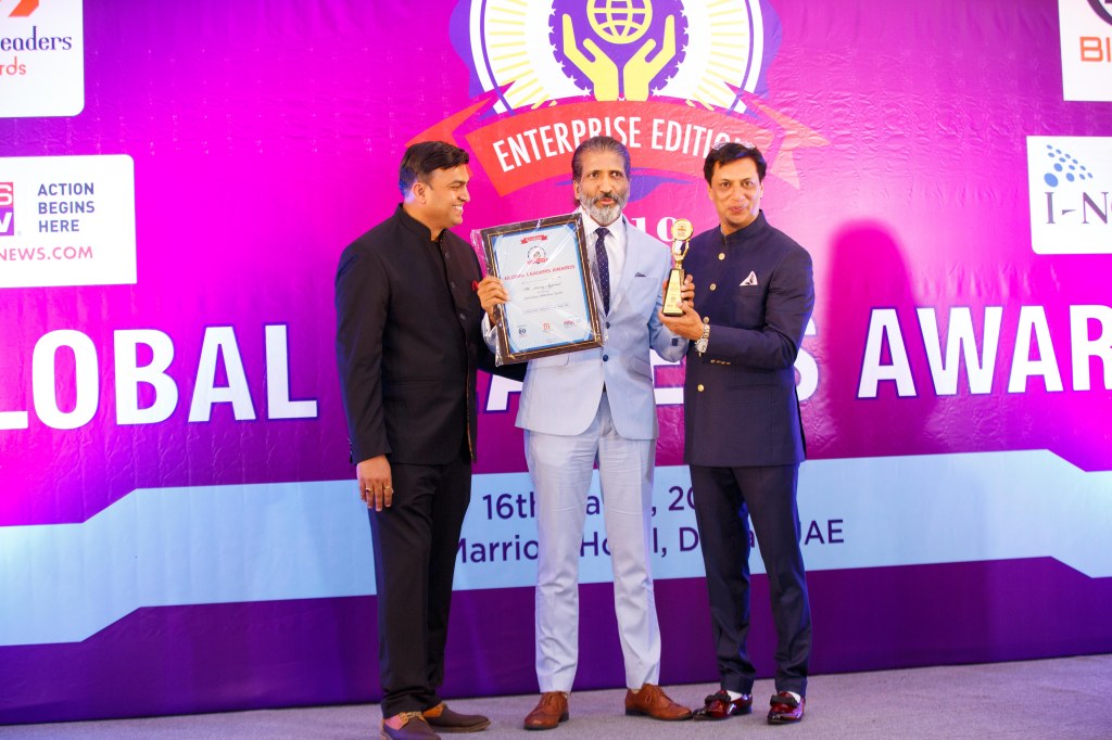 "The Most Promising Business Trainer & Motivational Speaker" award at Global Leaders Awards | Anurag Aggarwal